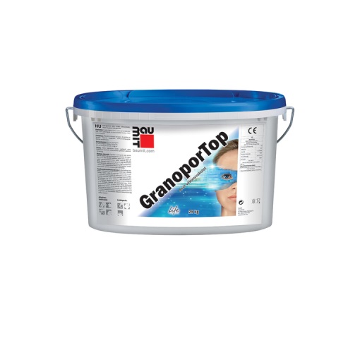 Baumit GranoporTop vakolat D2mm 25 kg fehér 0019+ Antipilz algagátló adalék