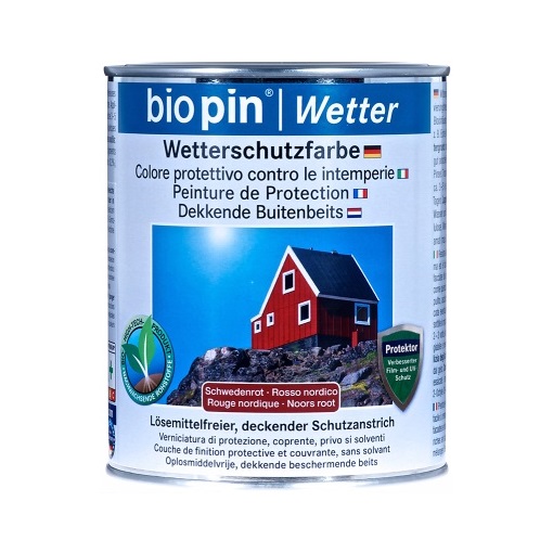 Biopin időjárásálló festék aqua atlantik kék 0,75 L