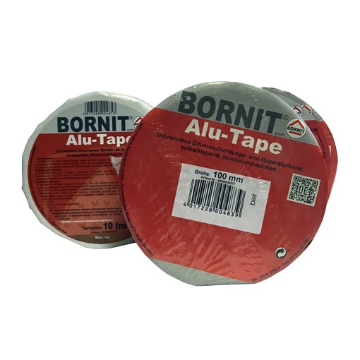 Bornit Alu-Tape bitumenes tömítő szalag 10 cm x 10 fm (alumínium)