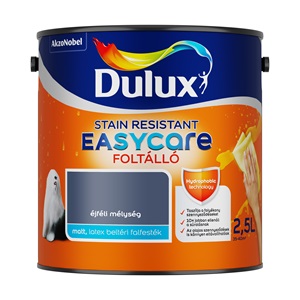 Dulux EasyCare foltálló falfesték Éjféli mélység 2,5L