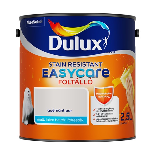 Dulux EasyCare foltálló falfesték Gyémánt por 2,5L