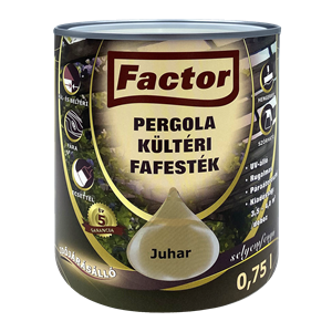 Factor Pergola kültéri fafesték juhar  0,75 L
