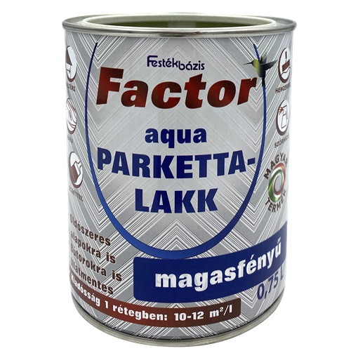Factor aqua parkettalakk magasfényű 0,75 L