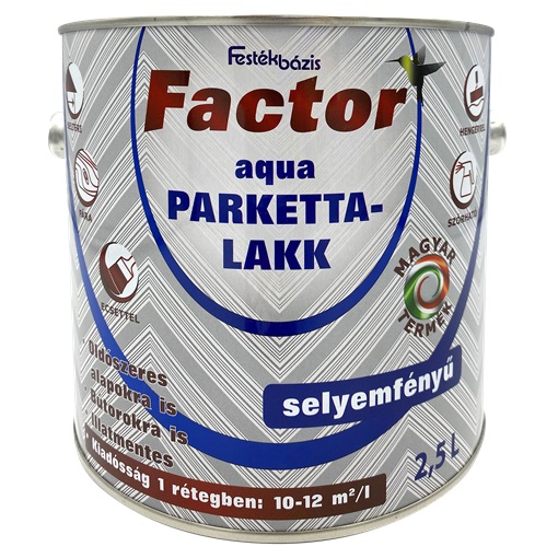 Factor aqua parkettalakk selyemfényű 2,5 L