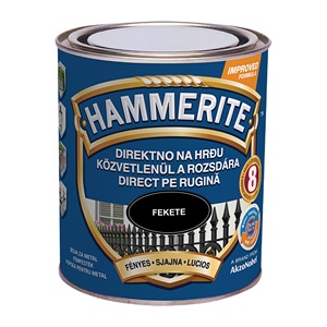 Hammerite fényes fekete 0,75 L