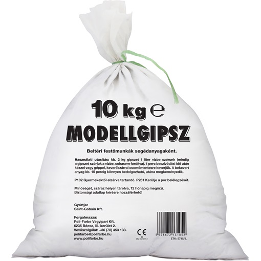 Német modellgipsz 10 kg /Poli-Farbe/