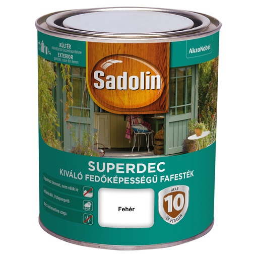 Sadolin Superdec fafesték fehér 0,75 L