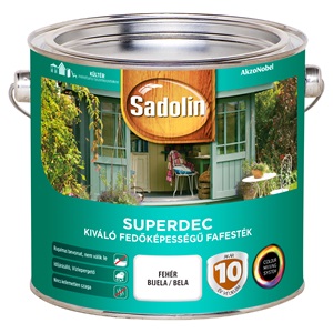 Sadolin Superdec fafesték fehér 2,5 L
