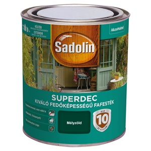 Sadolin Super Deckfarbe fafesték mélyzöld 0,75 L Superdec