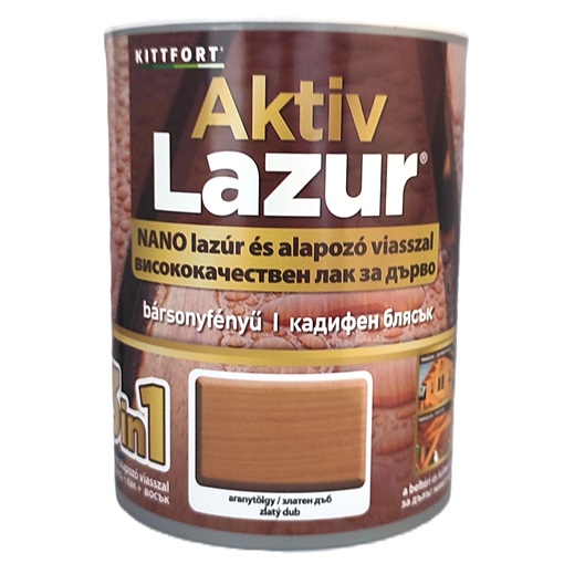 AKTIVLAZUR Nano Aranytölgy 0,75 L