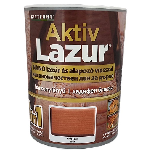 AKTIVLAZUR Nano Tíkfa (teak) 0,75 L
