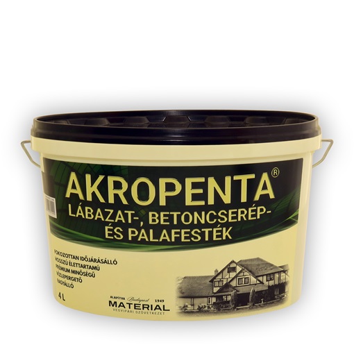 Akropenta palafesték P91 antracit  5 kg