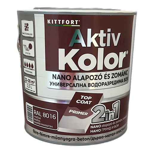 Aktivkolor Nano 8016 barna 2,5L