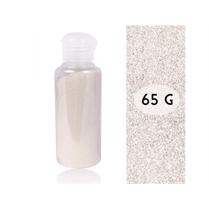 Art Deco - Dekor Micro Glitter csillámpor - fehér 65 gr