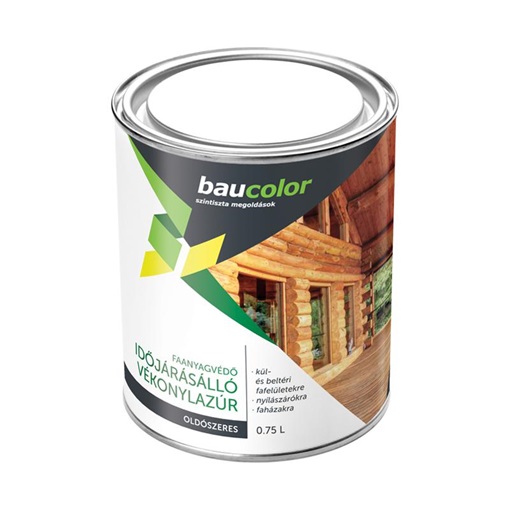 Baucolor vékonylazúr tölgy 0,75 L