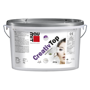 Baumit CreativTop Fine 1 mm vakolat fehér 25kg 0019