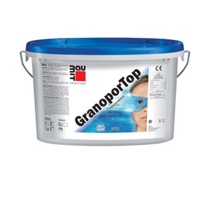 Baumit GranoporTop vakolat D2mm 25 kg fehér 0019+ Antipilz algagátló adalék