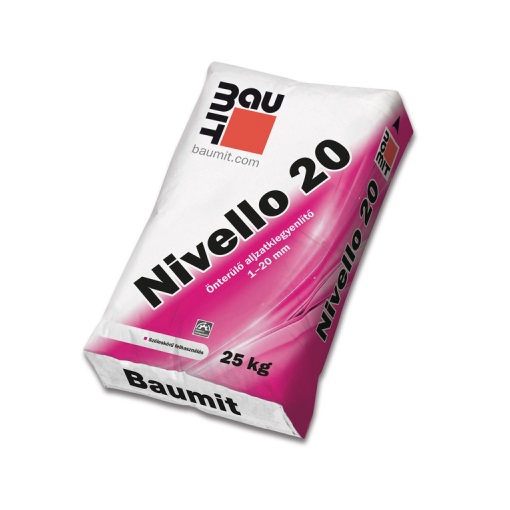Baumit Nivello 20 aljzatkiegyenlítő 2-20mm 25 kg