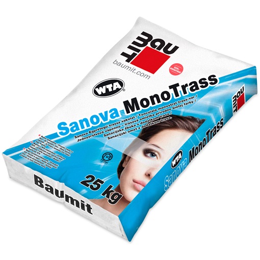 Baumit Sanova Mono Egyrétegű Trassz Vakolat 25 kg