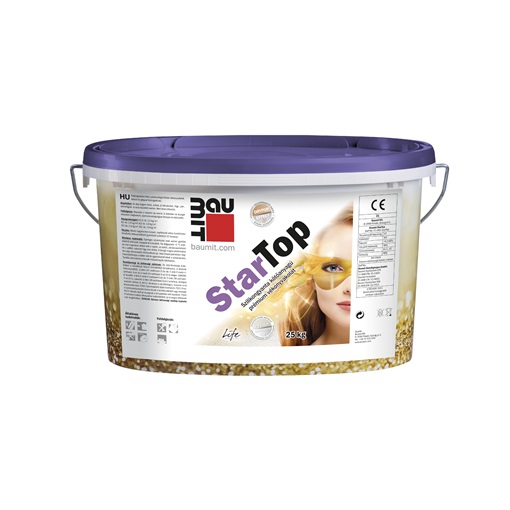 Baumit StarTop vakolat K1,5mm  25 kg 0019 fehér