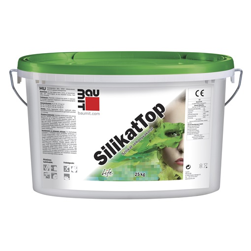 Baumit Szilikát Top vakolat K2mm törtfehér 25 kg 0018