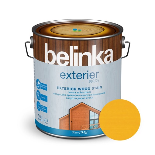 Belinka Exterier lazúr 62 szivárványsárga 2,5 L