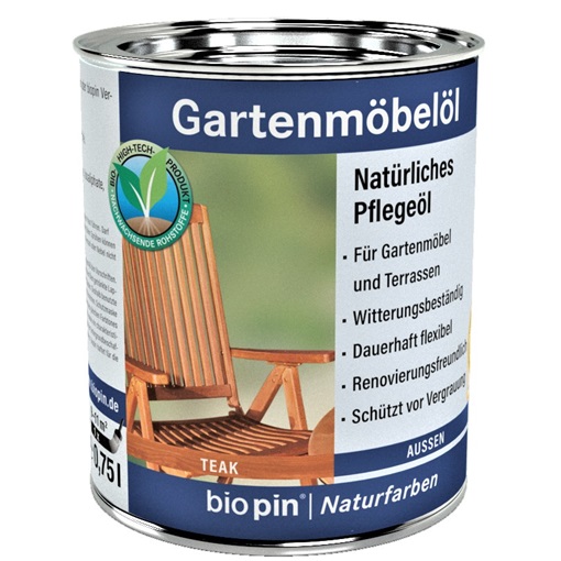 Biopin kerti-bútorolaj teak 0,75 L