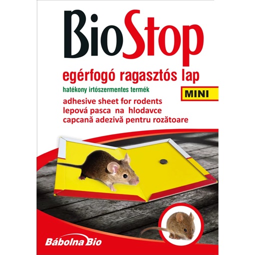 Biostop egérfogó ragasztós lap mini