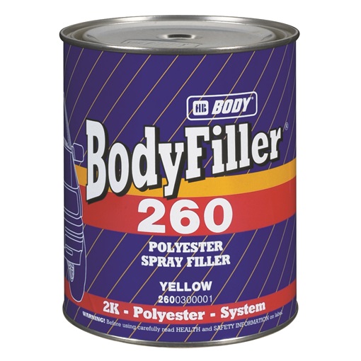 Body 260 vastag filler 2K  1 L /Totál-Lux/