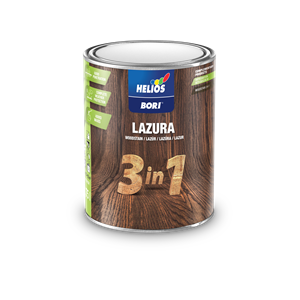 Bori 3in1 vékonylazúr  9 paliszander 0,75 L