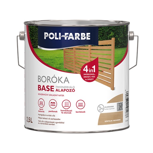Boróka Base fakonzerváló alapozó BB01 színtelen 2,5 L