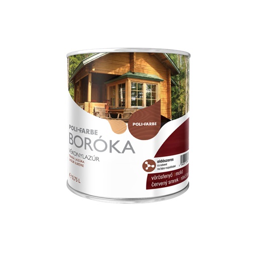 Boróka oldószeres vékonylazúr mandula 2,5L KIFUTÓ