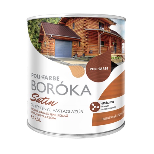 Boróka satin lazúr borovi fenyő 2,5 L KIFUTÓ
