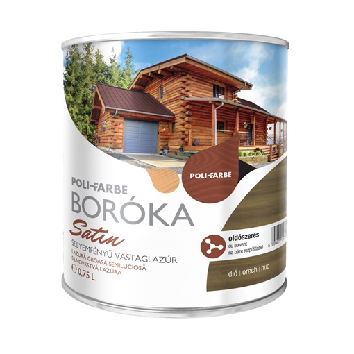 Boróka satin lazúr dió 0,75 L KIFUTÓ