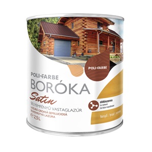 Boróka satin lazúr fenyő 2,5 L KIFUTÓ