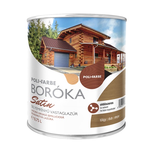 Boróka satin lazúr tölgy 0,75 L KIFUTÓ