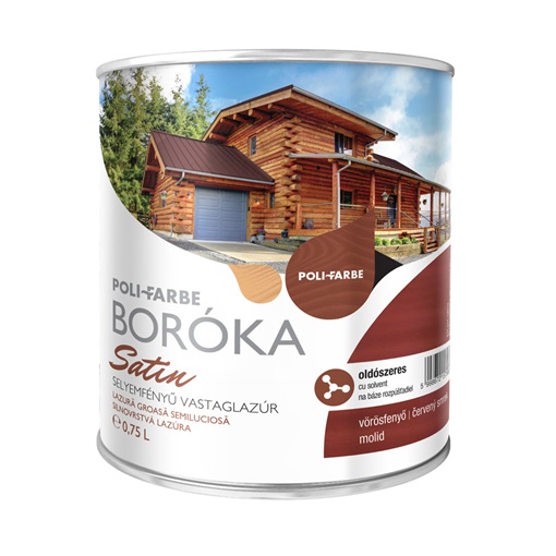 Boróka satin lazúr vörösfenyő 0,75 L KIFUTÓ