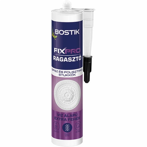 Bostik FixPro gipsz és polisztirol stukkó ragasztó 300 ml (vízbázisú)