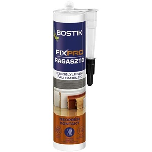 Bostik FixPro szegélyléc és fali panel ragasztó 300 ml (neoprén)
