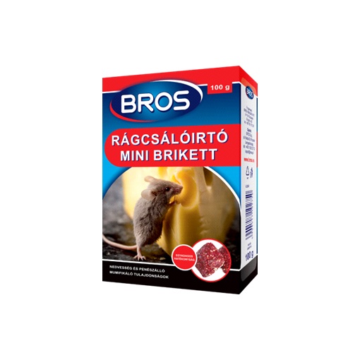 Bros Rágcsálóirtó mini brikett 100g (29pp)
