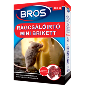 Bros Rágcsálóirtó mini brikett 100g (29pp)