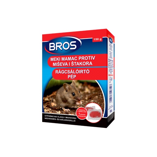 Bros Rágcsálóirtó pép 150g (29ppm)