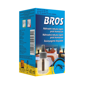 Bros utántöltő folyadék elektromos szúnyogriasztó készülékhez 40 ml