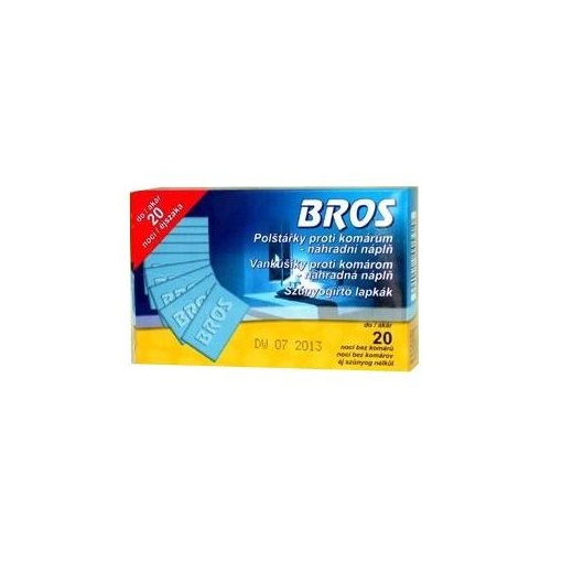 Bros utántöltő lapka szúnyogriasztó készülékhez  20 db