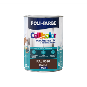 Cellkolor matt zománc Barna RAL 8016  0,8L