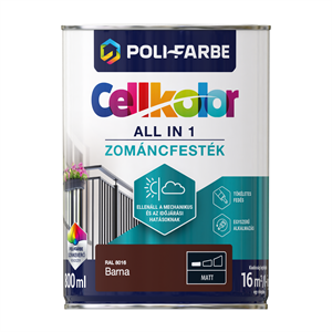 Cellkolor matt zománc Barna RAL 8016  0,8L