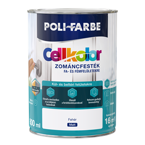 Cellkolor matt zománc Fehér 0,8L