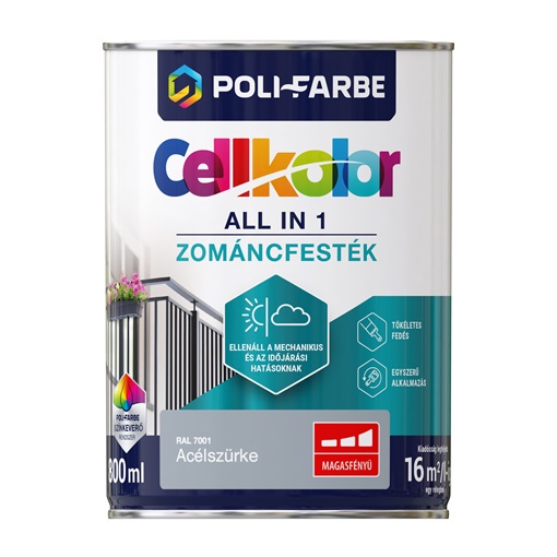 Cellkolor mf. zománc Acélszürke RAL 7001  0,8L