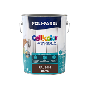 Cellkolor mf. zománc Barna RAL 8016  5L