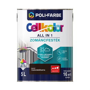 Cellkolor mf. zománc Csokoládébarna RAL 8017  5L